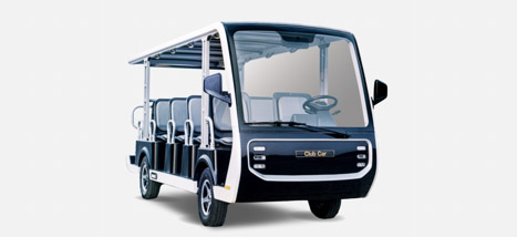 Minibus electric transport shuttle